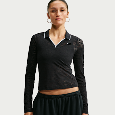 Nike Sportswear Chill Knit Women's Tight Mod-Cropped Long-Sleeve